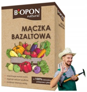 Mączka bazaltowa 1,2kg Naturalny polepszacz gleby