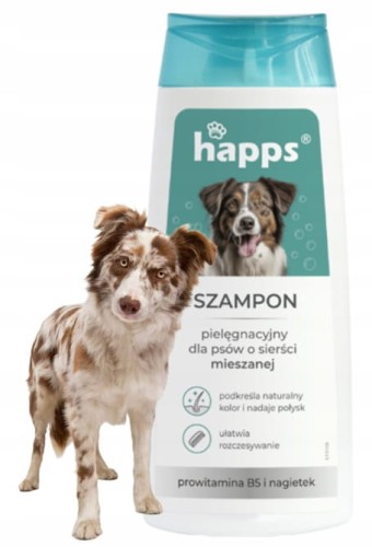 Happs Szampon pielęgnacyjny dla psów o sierści mieszanej 200ml
