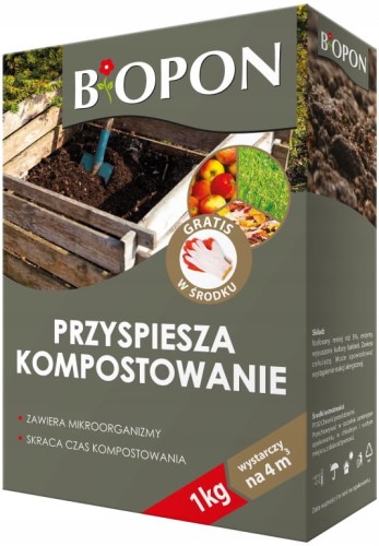 Preparat przyśpieszający kompostowanie 1kg Komposter biologiczny