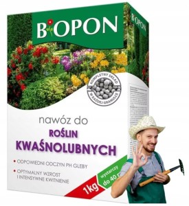 Nawóz do roślin kwaśnolubnych 1kg optymalny wzrost i intensywne kwitnienie