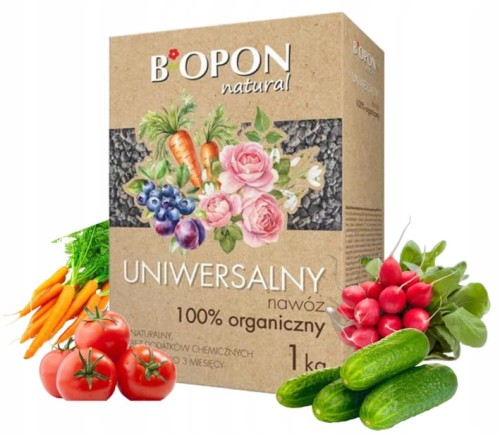 Nawóz organiczny granulowany do warzyw 1kg Naturalne wsparcie ogrodu