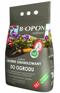 Obornik granulowany do ogrodu 10L Naturalny nawóz