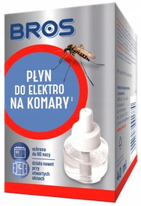 Bros Płyn na komary do Elektrofumigatora 40ml 60 Nocy Ochrony