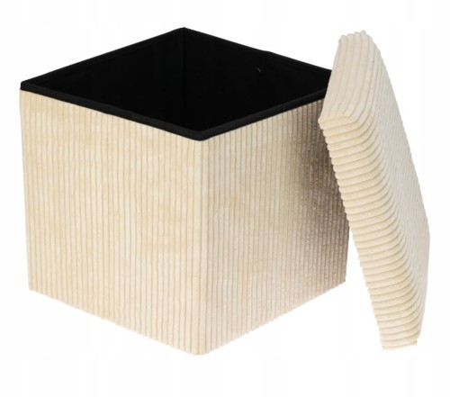 Pudełko do przechowywania eleganckie 38x38x38cm Funkcjonalne z przykrywką