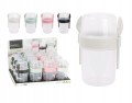 Pojemnik na żywność ze sztućcami lunch box 1,1l przezroczysty kubek