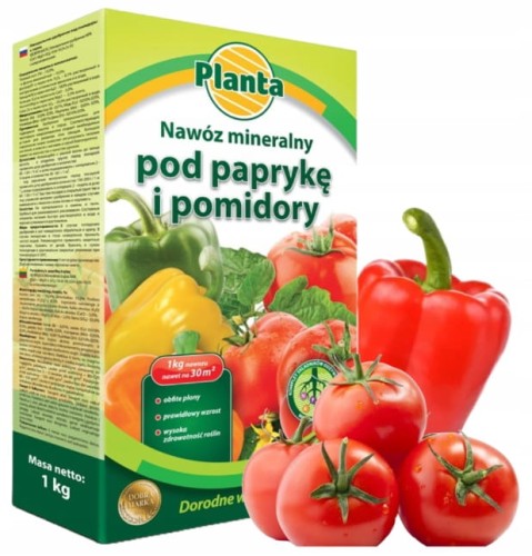 Nawóz mineralny do papryki i pomidorów 1kg obfite plony i zdrowy wzrost