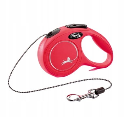 Flexi Smycz automatyczna XS 3 m do 8 kg czerwona