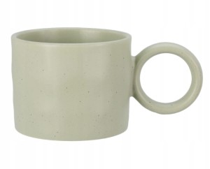Kubek porcelanowy z uchem 370ml dekoracyjny nakrapiany