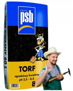 Torf ogrodniczy 80L Idealne podłoże dla roślin pH 3,5 - 4,5