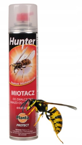 Hunter Preparat owadobójczy do zwalczania os i szerszeni 300ml Aerozol