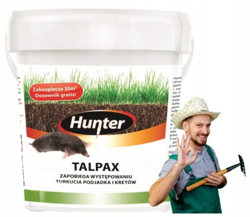Hunter Ekologiczny preparat przeciwko kretom i turkuciom 1,2kg Nawóz Talpax
