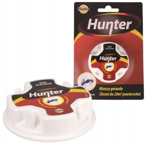 Hunter Żel na mrówki 2g Przynęta żelowa w karmniku Ochrona do 20m2 powierzchni