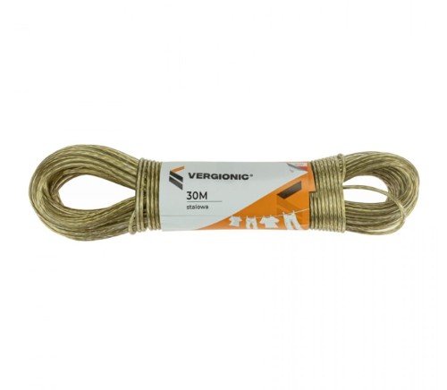 Linka stalowa na pranie bieliznę do suszarki 30m