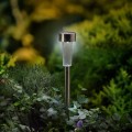 Lampka solarna ogrodowa 28cm LED zimne białe światło