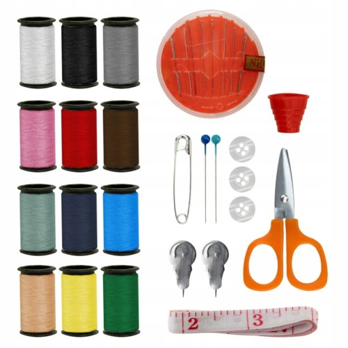 Zestaw krawiecki do szycia mały przybornik podręczny