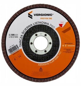 Tarcza do szlifowania lamelka 125 mm P60 2 szt uniwersalna