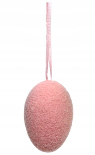 Piankowe jajko dekoracyjne 5,5x7,5cm Pisanka wielkanocna do zawieszenia