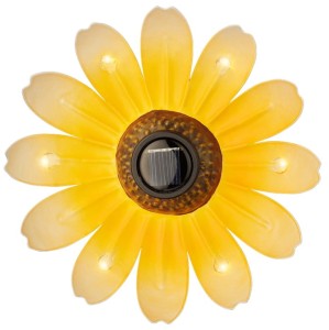 Kwiat solarny LED 14x4cm dekoracyjna lampa ogrodowa