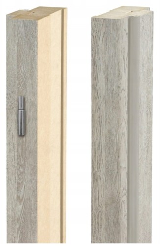 Ościeżnica futryna 2-PC dąb srebrny baza prawa