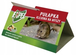 Expel Pułapka Klejowa na Myszy 1szt Skuteczne Wyłapywanie Gryzoni