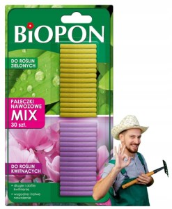 Pałeczki nawozowe do roślin kwitnących i zielonych 30szt.