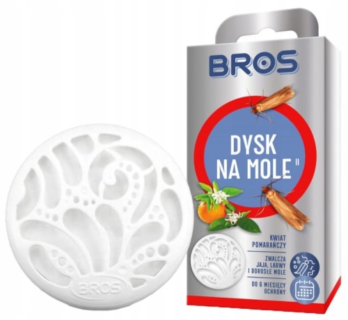 Dysk na mole 250mg Kwiat pomarańczy Chroni do 6 miesięcy