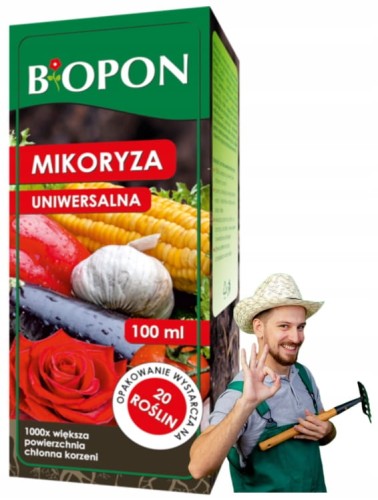 Mikoryza Uniwersalna 100ml Szczepionka Endo-Mikoryzowa dla Kwiatów i Warzyw