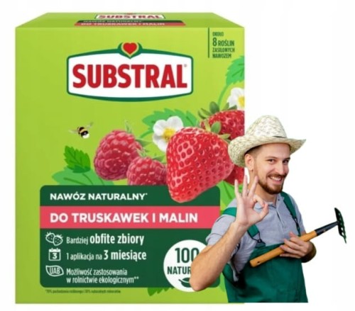 Nawóz naturalny do truskawek i malin 650g Naturalna ochrona i obfite plony