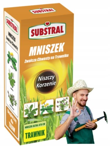 Oprysk chwastobójczy na trawnik 500ml Zwalcza koniczynę mlecz babkę