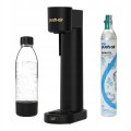 Dafi PushAir Saturator z nabojem CO2 + butelka 0,7l Czarno-złoty
