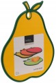 Kolorowa deska do krojenia 30x28x8cm Plastikowa w kształtach owoców