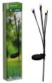 Lampa solarna ogrodowa z kolorowymi kulkami LED 6 punktów światła 70cm