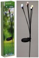Lampa solarna ogrodowa z kolorowymi kulkami LED 6 punktów światła 70cm