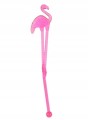 Zestaw 12 kolorowych dekoracji do koktajli 24cm Plastikowe
