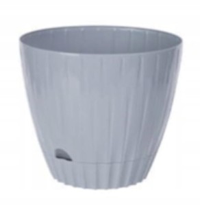 Osłonka na doniczkę 17x15cm Stylowa i praktyczna ze zdejmowanym dnem