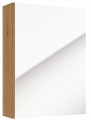 Szafka łazenkowa z lustrem 60x50x15cm wisząca wąska dąb craft