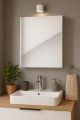Szafka łazenkowa z lustrem 60x50x15cm wisząca wąska dąb craft