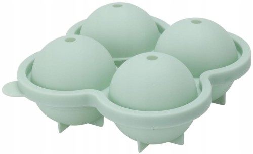 Foremka do lodu na 4 kule 7cm Stylowe i funkcjonalne chłodzenie napojów