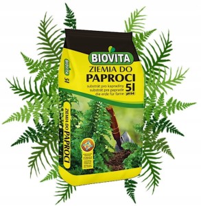 Ziemia do paproci 5L Wieloskładnikowe podłoże z torfem i nawozem startowym