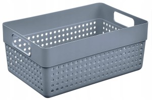 Organizer plastikowy 23x15x10cm praktyczny koszyk do przechowywania