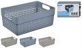 Organizer plastikowy 23x15x10cm praktyczny koszyk do przechowywania