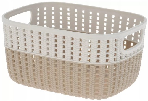 Koszyk do przechowywania 33,5x17,5cm Plastikowy organizacyjny