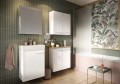 Blat łazienkowy 80x46cm Dąb craft złoty płyta meblowa laminowana