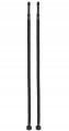 Wężyk do baterii 3/8"x10mm 60cm Elastyczny czarny trwały Mosiądz