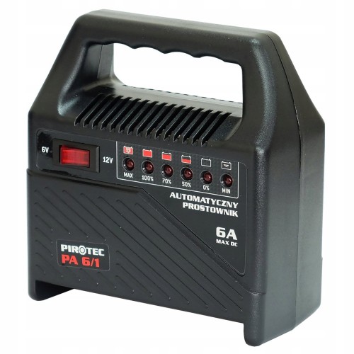 Prostownik samochodowy do akumulatorów 6V 12V 6A