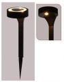 Lampka solarna LED 40cm ciepłe światło czujnik zmierzchu wodoodporna