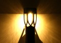 Lampa solarna 7x40cm Ciepłe światło LED czujnik zmierzchu