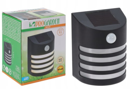 Lampa solarna z czujnikiem ruchu 12x15cm energooszczędne oświetlenie