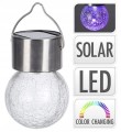 Wielokolorowa żarówka solarna LED 6cm Automatyczna zmiana kolorów