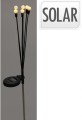 Lampa ogrodowa solarna 75cm 6 Białych lampek LED